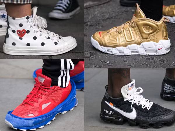 Sneaker vẫn giữ vững "ngôi vị" hot, "càn quét" tuần lễ thời trang London Fashion Week 2017