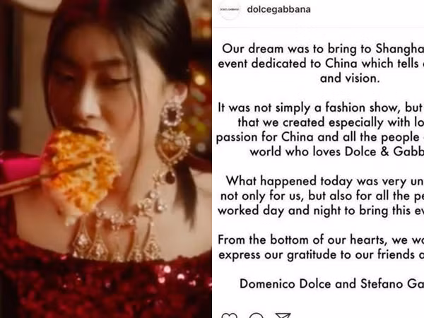 Dolce & Gabbana viết tâm thư xin lỗi nhưng vẫn bị tẩy chay tại Trung Quốc