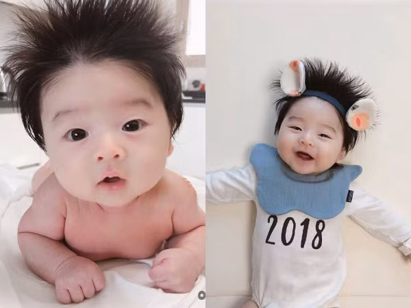 Cậu bé Hàn Quốc "đốn tim" dân mạng vì mái tóc chôm chôm quá đáng yêu