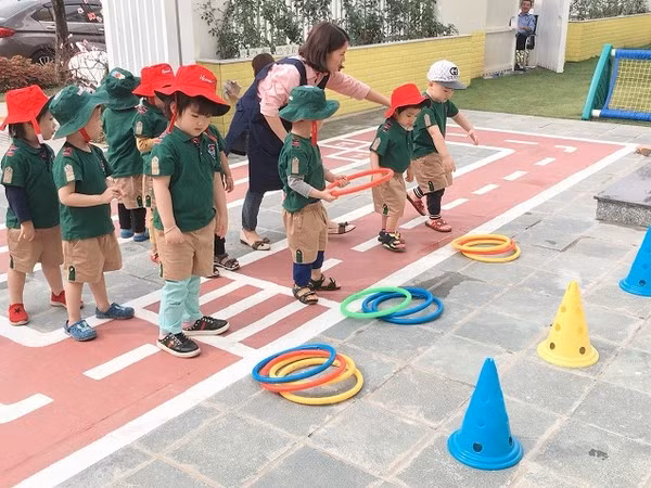 Khám phá ngôi trường mầm non theo mô hình Hàn Quốc giữa lòng Thủ đô