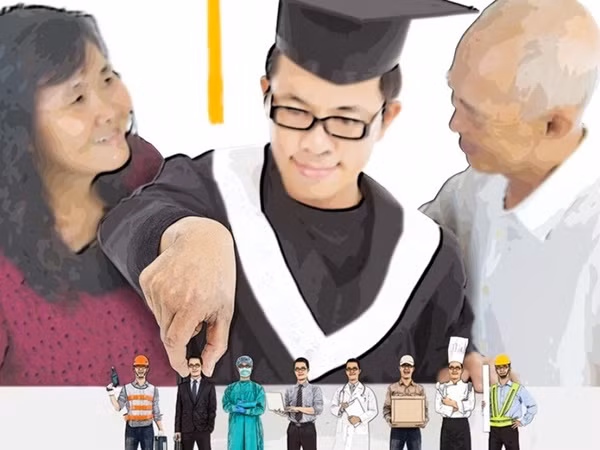 "Chọn ngành theo ý mẹ, tôi chỉ cố kiếm lấy cái bằng Đại học"