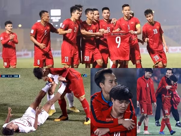 Khoảnh khắc đẹp trận Việt Nam - Campuchia: Quang Hải bóp chân giúp đội bạn, đồng đội "gọi tên" Văn Toàn