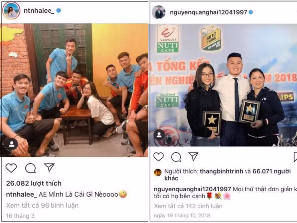 Xoá gần hết hình của nhau trên Instagram, Quang Hải - Nhật Lê còn bị phát hiện làm việc này