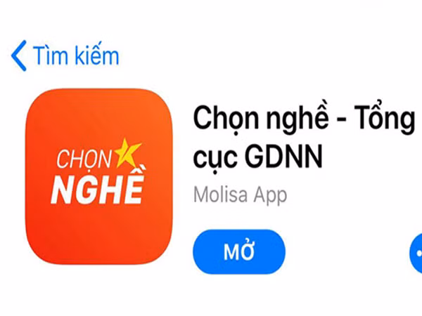 Đã có ứng dụng chọn trường, chọn nghề trên điện thoại di động