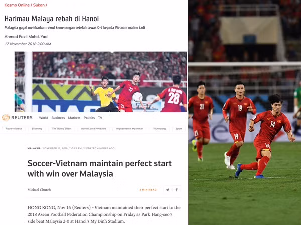 Báo chí châu Á: ĐT Việt Nam thắng thuyết phục khi đấu trí với Malaysia