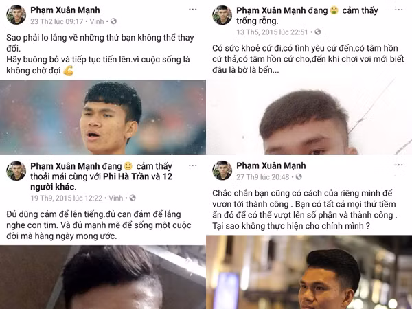 Có thể bạn chưa biết, Xuân Mạnh U23 Việt Nam đã dành cả thanh xuân để... viết triết lý!