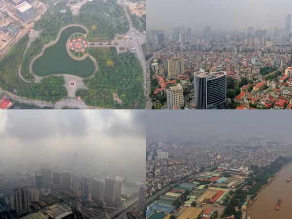 Hà Nội trong báo động đỏ về ô nhiễm không khí