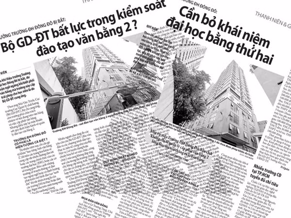 Trường ĐH Đông Đô cấp chui văn bằng 2: Bộ GD&ĐT nhìn mà không thấy?