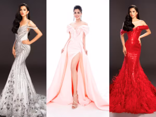 Lộ diện bốn chiếc đầm dạ hội đúng chuẩn “Beauty Queen” Hoa hậu Tiểu Vy mang đến Miss World 2018