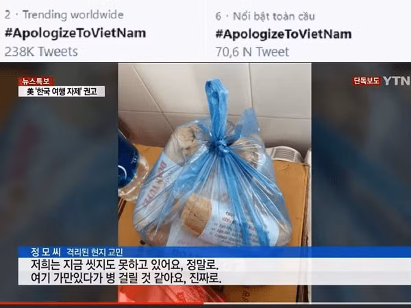 Trong đêm khuya, hashtag #ApologizeToVietNam lọt top Trending toàn cầu trên Twitter