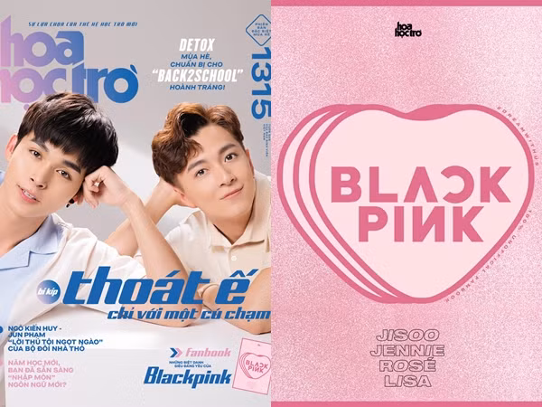 Rinh Hoa Học Trò 1315, nhận ngay fanbook BLACK PINK: Bộ đôi hứng khởi trước thềm năm học mới