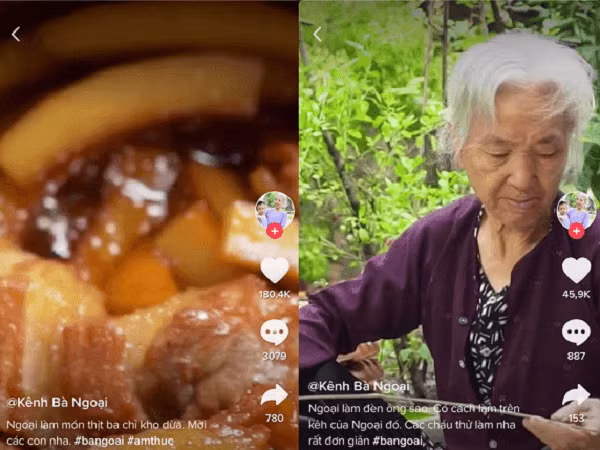 Xuất hiện thêm một Bà Ngoại "gây bão" mạng xã hội sau "cơn sốt" Bà Tân Vlog