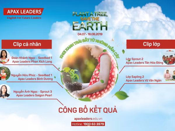 Thực hiện lối sống xanh từ những hành động nhỏ cùng Apax Leaders