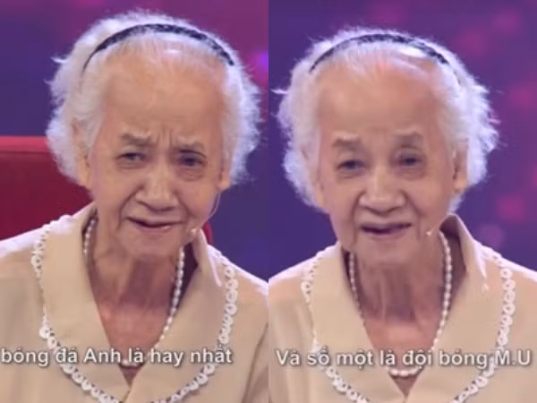Cụ bà gây "bão" MXH khi đọc vanh vách tên các đội bóng thế giới, là fan ruột M.U