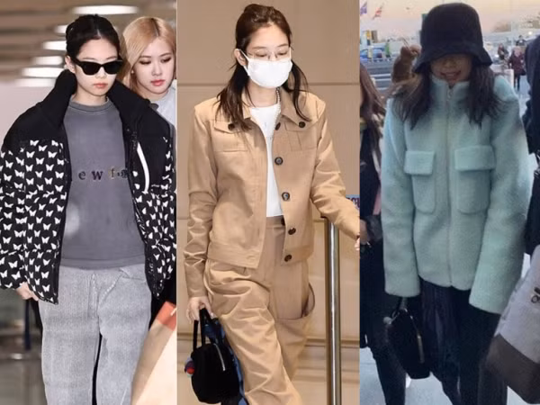 Jennie từ “nữ hoàng sân bay” bỗng sa sút phong độ thành “bà thím xuề xòa”
