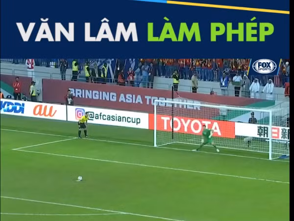  Kênh thể thao hàng đầu châu Á hóm hỉnh lồng nhạc “quẩy” vào clip bắt bóng của Văn Lâm