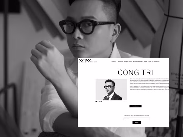NTK Công Trí tiếp tục được mời trình diễn BST Xuân Hè 2020 tại tuần lễ "New York Fashion Week"