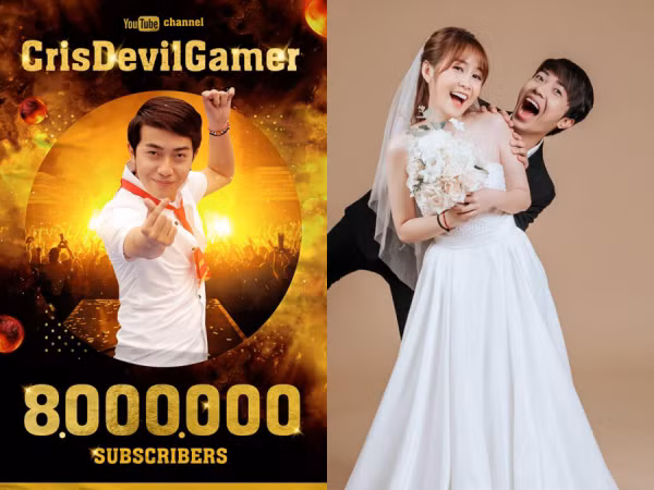 Cris Phan đạt 8 triệu sub trên YouTube, trở thành kênh game có lượng người theo dõi lớn nhất Việt Nam