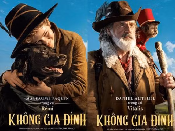 "Không Gia Đình" tung bộ poster, hé lộ tạo hình các nhân vật chính