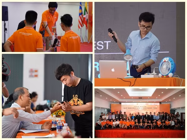 Sinh viên và diễn giả từ nhiều quốc gia đến Việt Nam tham dự ngày hội IoT