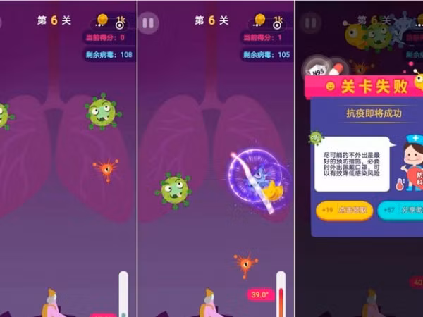 Tựa game "chém trái cây" phiên bản virus corona gây sốt tại Trung Quốc