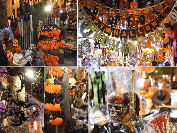 Hà Nội: Đồ chơi ma quỷ tràn ngập phố cổ trước ngày Halloween
