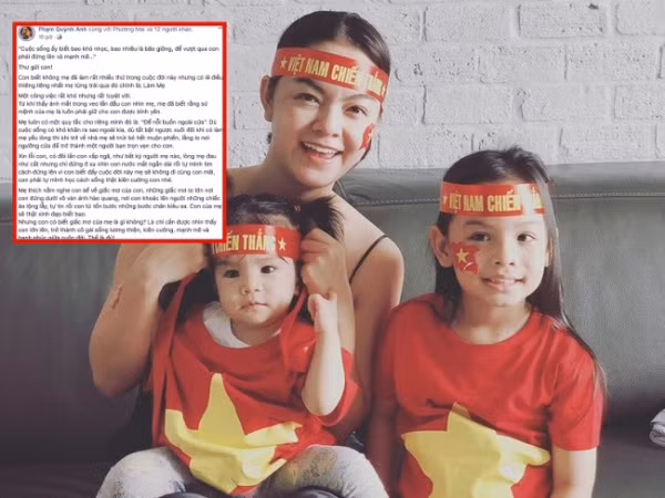 Phạm Quỳnh Anh gây xúc động với bức tâm thư gửi các con sau cuộc hôn nhân đổ vỡ