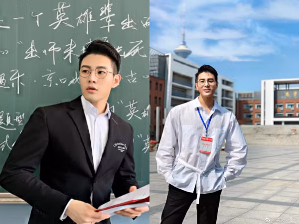 Thầy giáo 1m81 với gương mặt điển trai như tài tử khiến nữ sinh ngày nào cũng muốn đi học