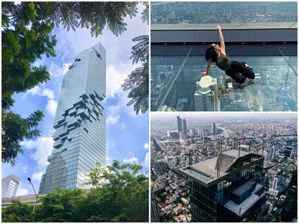 Đi bộ trên không, trải nghiệm mới toe thu hút khách du lịch trên tòa nhà cao nhất Thái Lan