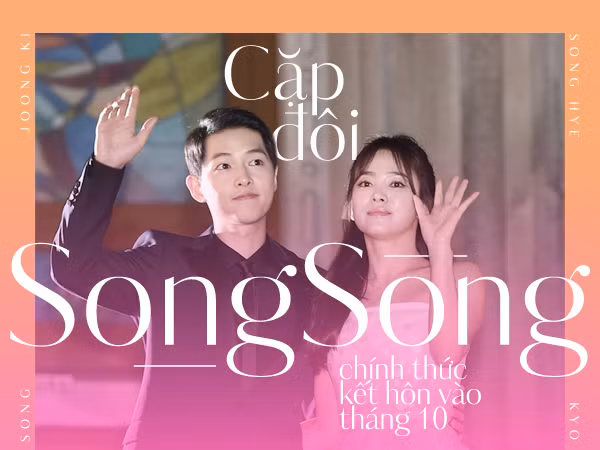 Bất ngờ chưa, Song Joong Ki và Song Hye Kyo sẽ chính thức kết hôn vào tháng 10 này
