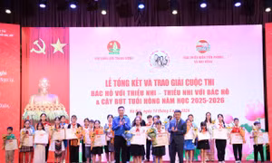 Học sinh lớp 4 giành giải Nhất cuộc thi 'Bác Hồ với thiếu nhi - Thiếu nhi với Bác Hồ'