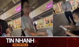 TIN NHANH: Từ vụ nghi trộm đồ tại Aeon Long Biên: Bảo vệ có được khám xét khách hàng?
