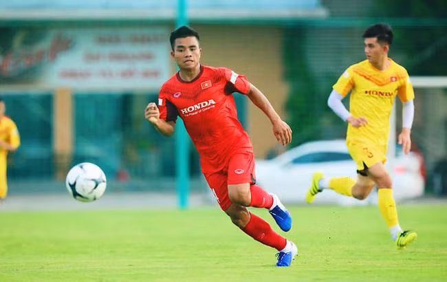 Hồ Thanh Minh trong màu áo U22 Việt Nam. Ảnh: Dân Việt