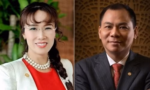 Bà Nguyễn Thị Phương Thảo và ông Phạm Nhật Vượng tiếp tục có tên trong danh sách của Forbes. 