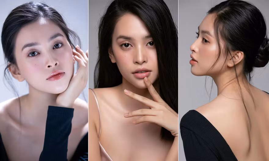 Trang điểm trong veo, Hoa hậu Tiểu Vy vẫn đẹp hút hồn với gương mặt đạt 'tỷ lệ vàng'