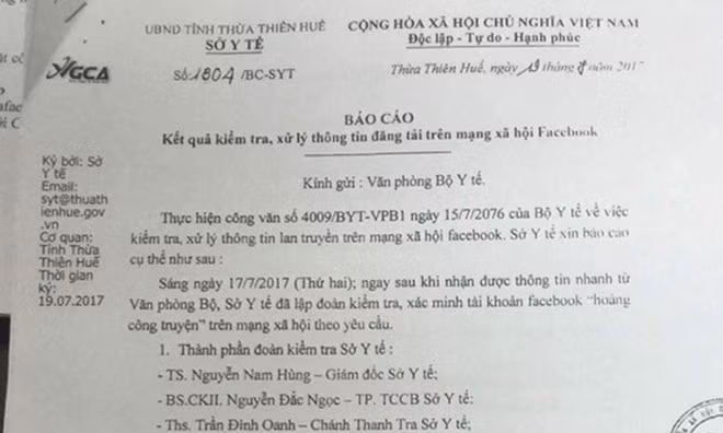 Rút phạt bác sĩ nói xấu lãnh đạo Bộ Y tế nếu không có thêm bằng chứng