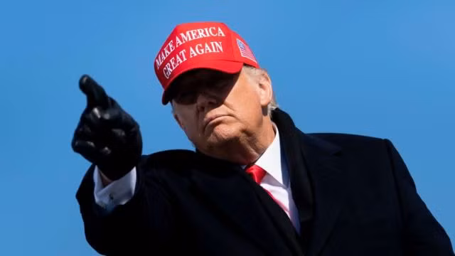 Ông Trump khẳng định cuộc bầu cử chưa thể chấm dứt. Ảnh: AP
