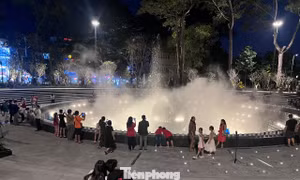 Đêm rộn ràng ở Công viên tưởng niệm nạn nhân COVID-19: Nơi ký ức thắp sáng niềm vui sống