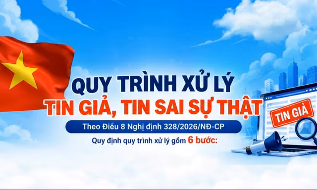 6 bước xử lý, phạt nặng hành vi tung tin giả từ 5/10