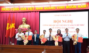 Ban Bí thư chỉ định 4 cán bộ tham gia Ban Chấp hành Đảng bộ tỉnh Đắk Lắk 