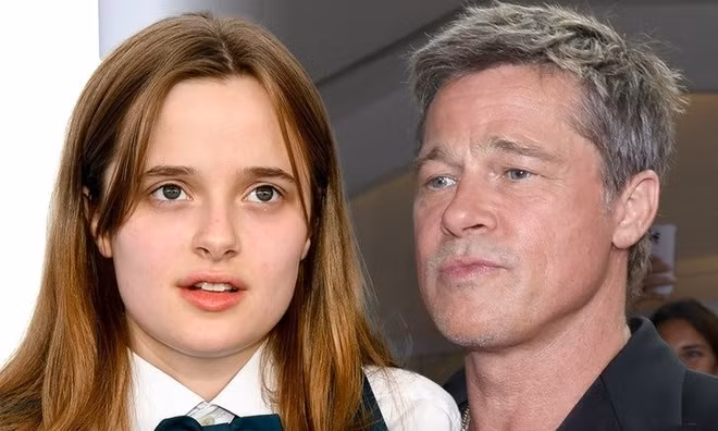 Đến lượt con gái út công khai bỏ họ Brad Pitt