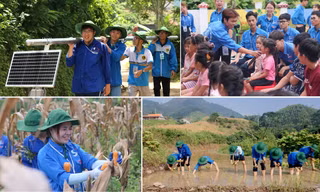 Sinh viên Thủ đô 'nhuộm xanh' bản xa 