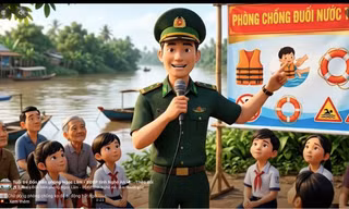 'Áo xanh' cùng AI chia sẻ kỹ năng phòng chống đuối nước