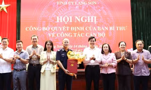 Ban Bí thư Trung ương Đảng chỉ định nhân sự ở Lạng Sơn