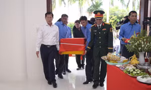 An Giang đón hài cốt liệt sĩ hy sinh tại Campuchia về với đất mẹ