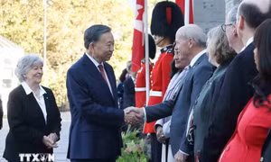 Lễ đón Tổng Bí thư, Chủ tịch nước Tô Lâm thăm cấp Nhà nước tới Canada