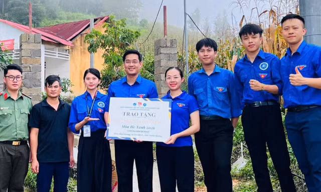 Tuổi trẻ FBU góp 150 triệu đồng thực hiện 4 công trình tình nguyện tại Tuyên Quang