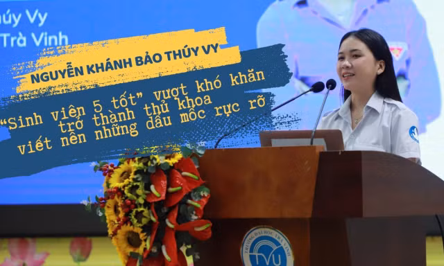 'Sinh viên 5 tốt' vượt khó khăn trở thành thủ khoa, viết nên những dấu mốc rực rỡ