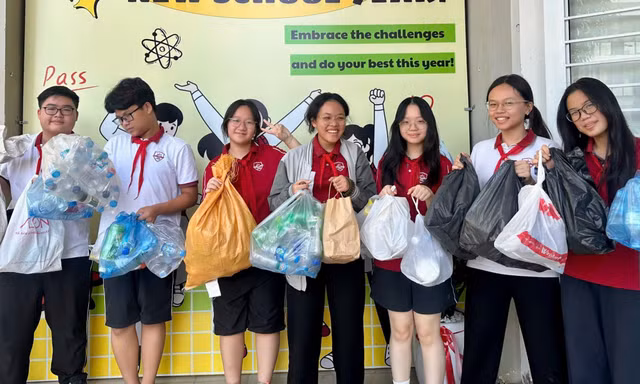 ULIS tham gia chương trình Chai nhựa tái sinh, hành trình tiếp nối năm 2026