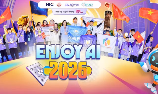 Khoảnh khắc vinh danh đầy tự hào tại ENJOY AI Asean Open 2026.